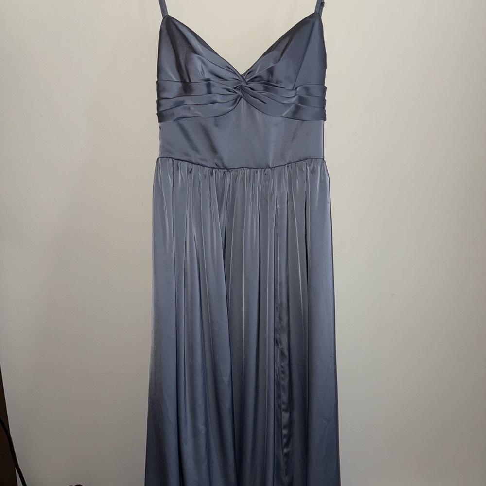 Azazie Dusty Blue Dress